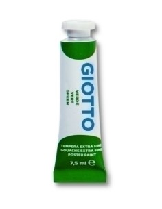 TEMPERA GIOTTO  7,5 ml  VERDE - Pack de 10 unidades