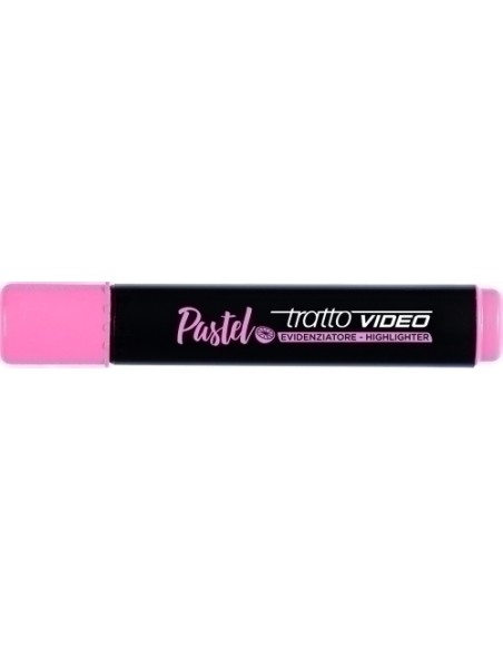 ROTUL.FLUOR TRATTO VIDEO PASTEL RO C/12 - Pack de 12 unidades