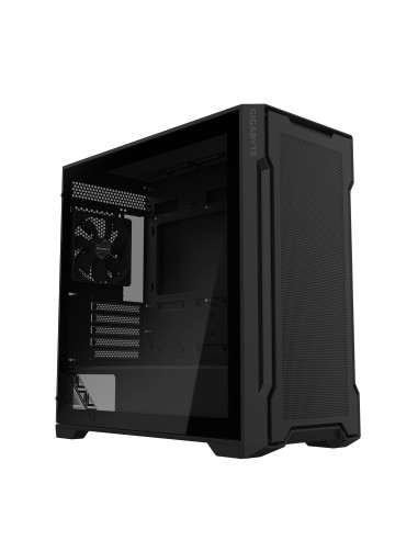 C102 GLASS Midi Tower Negro