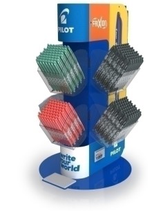 EXPOSITOR SURTIDO PILOT GIRATORIO