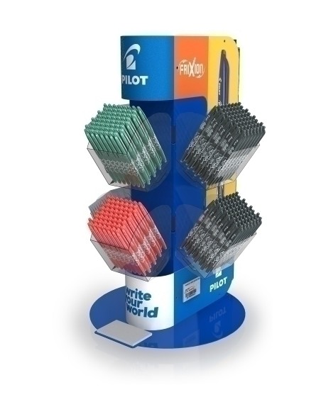 EXPOSITOR SURTIDO PILOT GIRATORIO