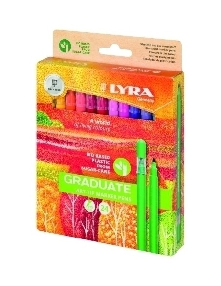 ROTUL.FIBRA LYRA GRADUATE ART TIP E/24