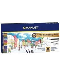 LAPICES COLOR MANLEY SET CREATIVO C/40