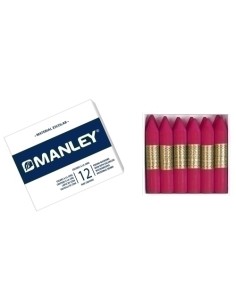 MANLEY ESTUCHE DE 12 CERAS 60MM (13) VIOLETA NATURAL