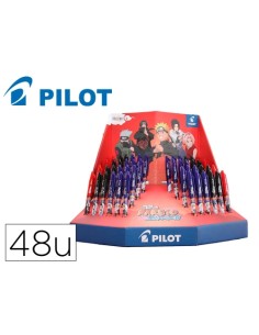 PILOT BOLIGRAFO BORRABLE FRIXION NARUTO EDICIÓN LIMITADA EXPOSITOR 48 UD SURTIDOS
