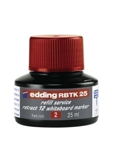 TINTA ROTUL.EDDING 25 ml RBTK25 ROJO