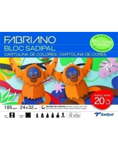 BLOC SADIPAL MANUAL. 20h. CART. COLORES