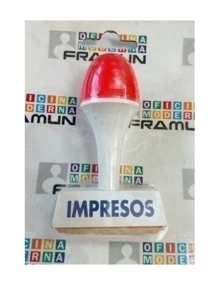 SELLO MANUAL  IMPRESOS - Pack de 6 unidades