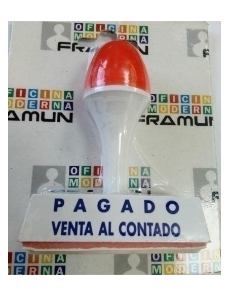 SELLO MANUAL  PAGADO VENTA AL CONTADO - Pack de 6 unidades