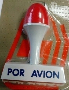 SELLO MANUAL  POR AVION - Pack de 6 unidades