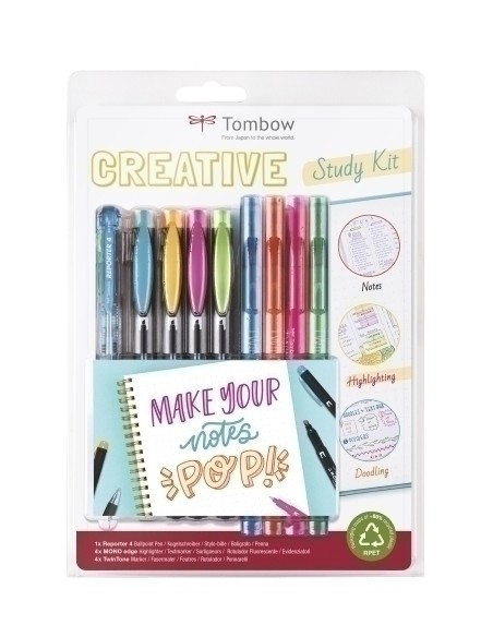 SET LETTERING TOMBOW KIT ESTUDIO CREATIV
