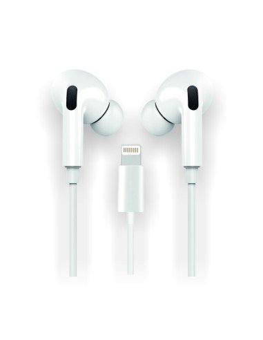 AURICULARES TECHONE BOTON LIGHTNING BLAN