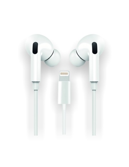 AURICULARES TECHONE BOTON LIGHTNING BLAN