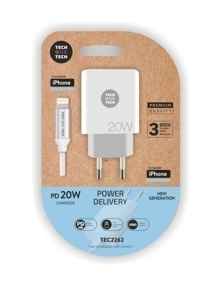 CARGADOR TECHONE USB-C + CABLE USB-C - L