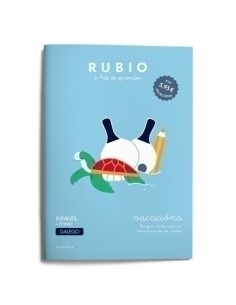 CUADERNO RUBIO GAL.VACACIONS INF.+5 AÑOS - Pack de 5 unidades