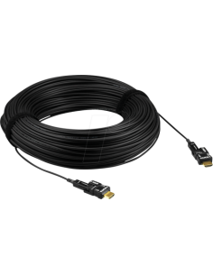 ATEN EXTENSOR HDMI TRUE 4K HDMI ACTIVE OPTICAL CABLE (60M) W