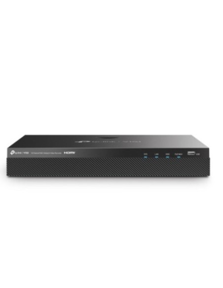 TP-LINK 16 CHANNEL POE+ NETWORK VIDEO RECORDER SPEC:4K HDMI VIDEO OUTPUT & 16MP DECODING CAPACITY 24/7 CONTINUOUS RECORDING 16-C