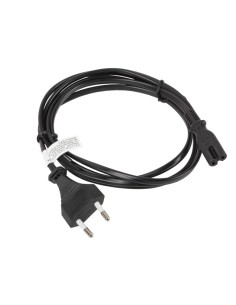 CA-C7CA-10CC-0018-BK cable de transmisión Negro 1,8 m C7 acoplador CEE7/16