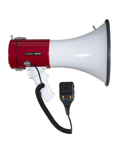 MF-600SGU megáfono Interior / exterior 25 W Rojo, Blanco