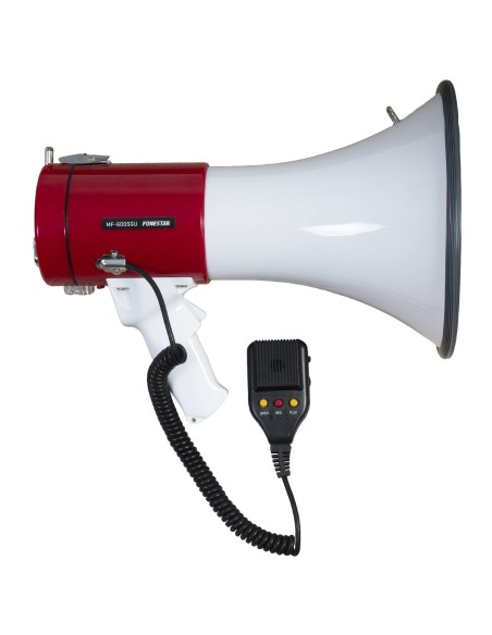 MF-600SGU megáfono Interior / exterior 25 W Rojo, Blanco