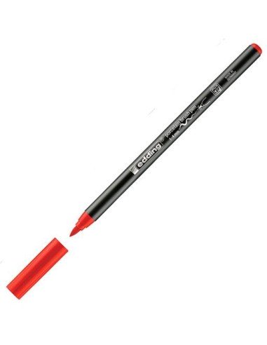 EDDING ROTULADOR PARA PORCELANA 4200 PUNTA DE PINCEL ROJO -10U-