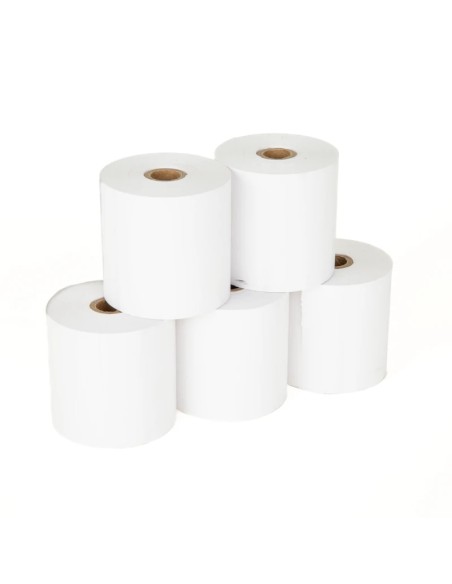 Pack 5 rollos papel térmico sin BPA 57X57mm