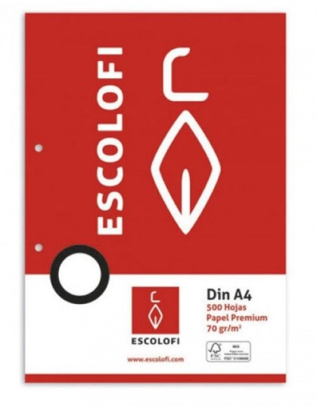 RECAMBIO A4 500H 70G PAUTA MONTESSORI 5 2 TALADROS RECAMBIO A4 500H 70G PAUTA MONTESSORI 5 2 TALADROS