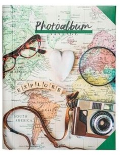 ALBUM FOTOS 24X32 CM 30 PAGINAS AUTOADHESIVAS VINTAGE