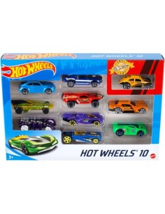 PACK 10 HOT WHEELS COCHES BASICOS SURTIDO