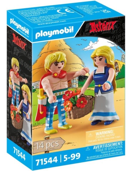 ASTERIX TRAGICOMIX Y FALBALA PLAYMOBIL