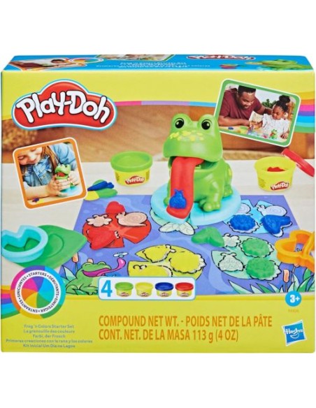 PRIMERAS CREACIONES CON RANA Y LOS COLORES PLAY DOH