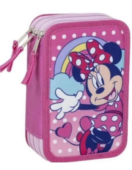 PLUMIER TRIPLE MINNIE CON ACCESORIOS GIOTTO