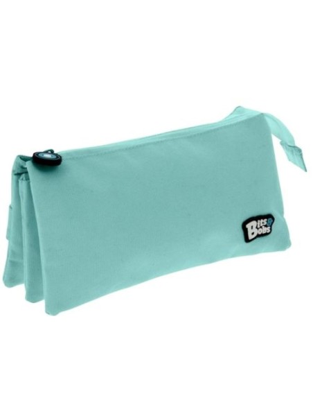 PORTATODO TRIPLE BITS ampBOBS AZUL SOFT 23X10X10 CM