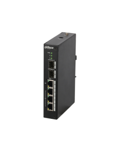 (DH-PFS4206-4P-96) DAHUA SWITCH POE L2 GESTIONABLE 3 PUERTOS + 1 UPLINK GIGABIT HIPOE + 2 SFP