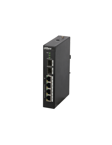 (DH-PFS4206-4P-96) DAHUA SWITCH POE L2 GESTIONABLE 3 PUERTOS + 1 UPLINK GIGABIT HIPOE + 2 SFP