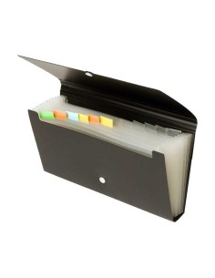 CLASIF CHEQUERA OFFICE BOX RECIBOS 12SEP. NEGRO - Pack de 5 unidades