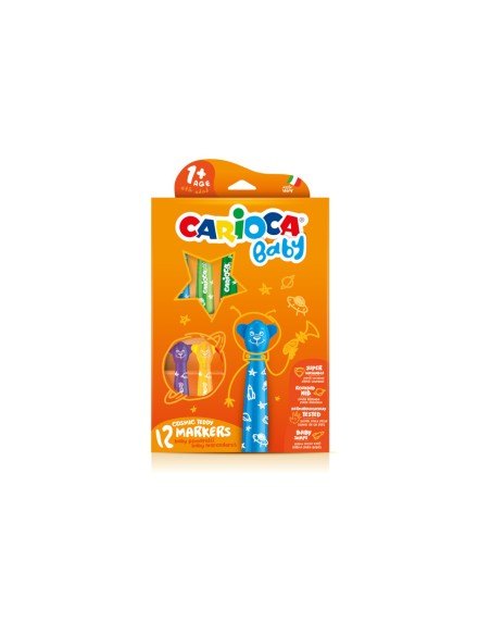 Teddy Marker 1+ rotulador Extra-grueso Multicolor 12 pieza(s)