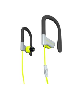 429356 auricular y casco Auriculares gancho de oreja, Dentro de oído Conector de 3,5 mm Amarillo