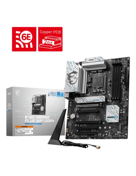 B760 GAMING PLUS WIFI DDR4 placa base Intel B760 LGA 1700 ATX