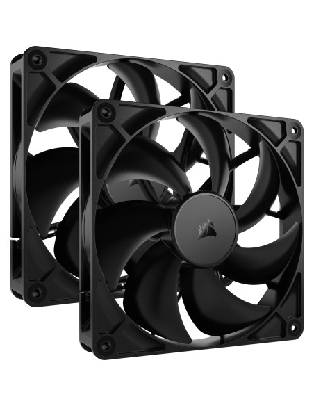 RS140 Carcasa del ordenador Ventilador 14 cm Negro 2 pieza(s)