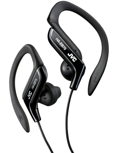 HA-EB75 Auriculares Alámbrico gancho de oreja, Dentro de oído Música Negro