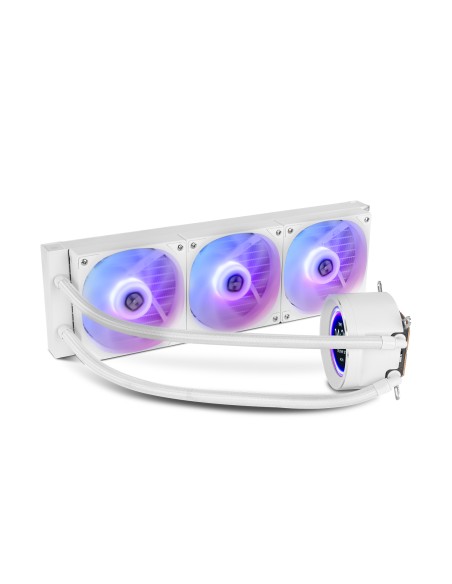 X-360 LCD Procesador Refrigerador de aire 12 cm Blanco 1 pieza(s)