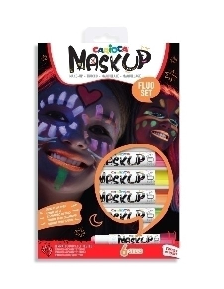 MAQUILL.CARIOCA BARRA FLUO SET DE 6