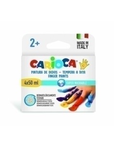 PINTURA de DEDOS CARIOCA 50 ml EST/4