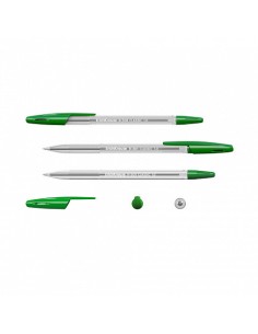 BOLÍGRAFO R-301 CLASSIC STICK 1.0, TINTA COLOR: VERDE ERICH KRAUSE 43187