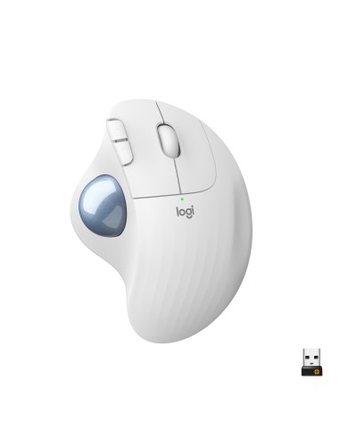Ergo M575 ratón Oficina mano derecha RF Wireless + Bluetooth Trackball 2000 DPI