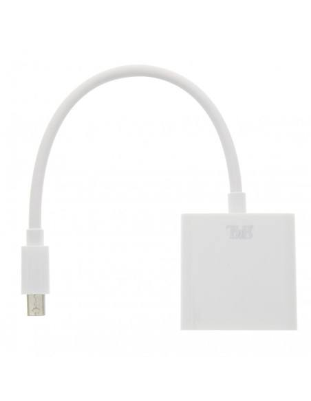 MIDPVGA adaptador de cable de vídeo VGA (D-Sub) Mini DisplayPort Blanco