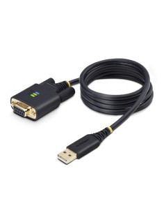 1P3FFCNB-USB-SERIAL cable de serie Negro 1 m USB tipo A DB-9