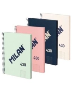 PAQ 4 BLOC A5 80H 95G CUAD5X5 MICROPERF COLORES SURTIDO