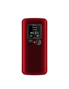 Fold10 5,59 cm (2.2") 95 g Negro, Rojo Teléfono para personas mayores